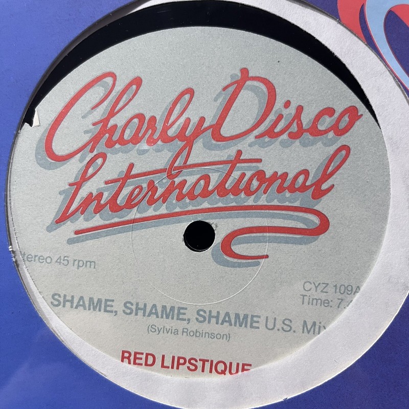 RED LIPSTIQUE "Shame, Shame, Shame" SEALED 1983 Vinyl 12" Maxi Single gallery