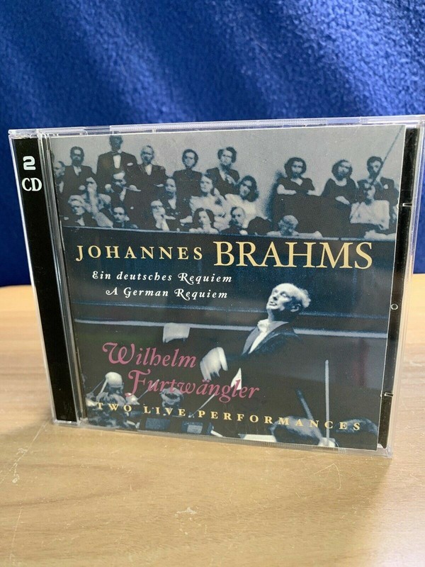 JOHANNES BRAHMS – Brahms: German Requiem – Two Complete Live Recordings – 2 VG