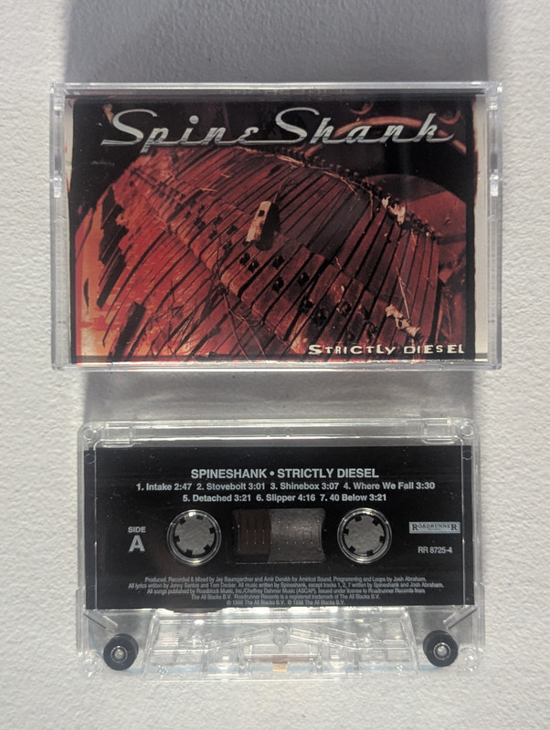 SPINESHANK Strictly Diesel 1998 First Press Cassette Slipknot Mudvayne Static-X