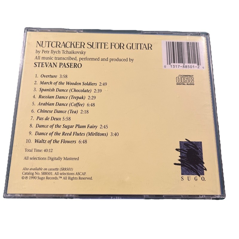 Nutcracker Suite For Guitar Stevan Pasero Music CD By Sugo Records gallery