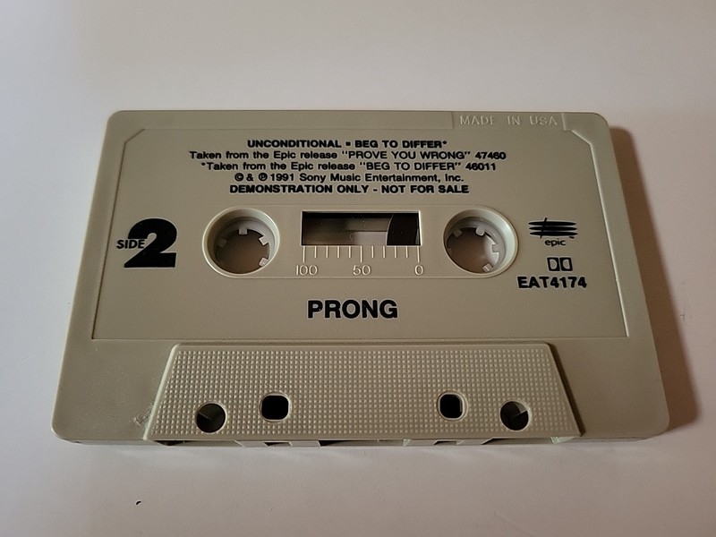 Prong Prove You Wrong Cassette Advance Release Promo Cardboard Sleeve 1991 gallery