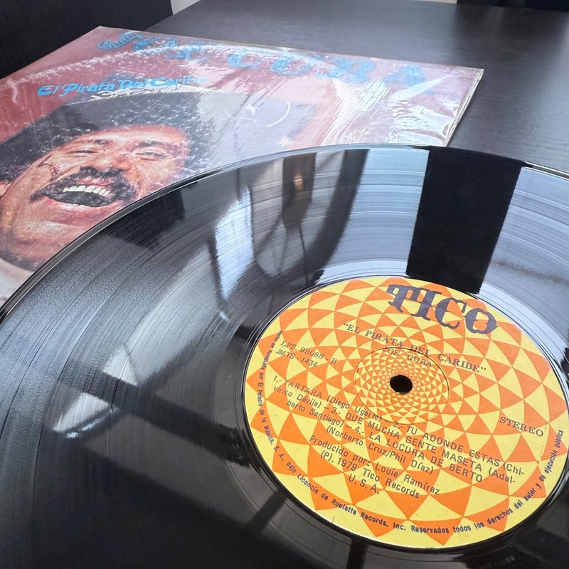 Joe Cuba ‎– El Pirata Del Caribe / The Caribbean Pirate HARD SALSA CHIVIRICO LP gallery