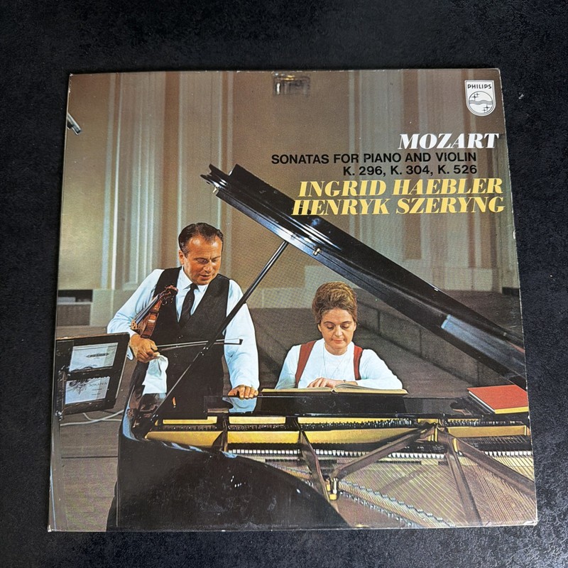 6500 053 MOZART Sonatas for Piano & Violin HAEBLER SZERYNG PHILIPS STEREO LP