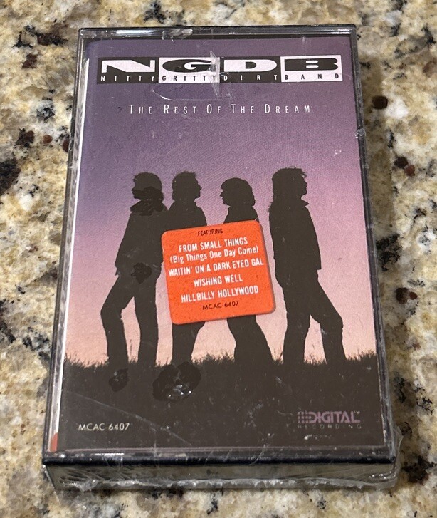 CASSETTE TAPE FACTORY SEALED NITTY GRITTY DIRT BAND THE REST OF THE DREAM