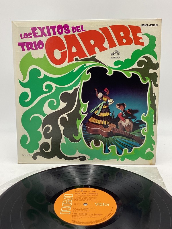 TRIO CARIBE y su CONJUNTO ecos del tropico (RCA RE: VINYL LP MEXICO) NM+