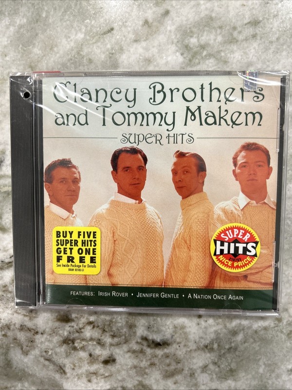 Clancy Brothers & Tommy Makem Super Hits CD Columbia Legacy NEW FACTORY SEALED