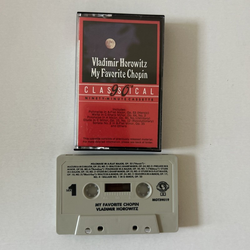 Vladimir Horowitz – Favorite Chopin [Cassette] MINT, FREE Shipping