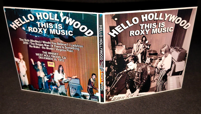 Roxy Music Los Angeles 1972 Gate Fold CD Package NEW