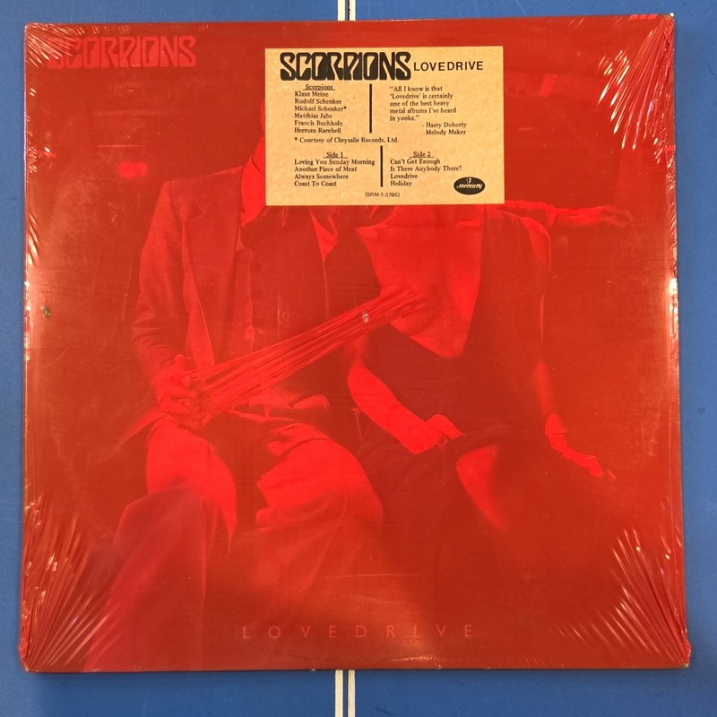 Scorpions – NEW Lovedrive Censored – 12″ Vinyl LP Record 1979 Sealed Retail Wrap