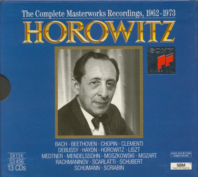 Horowitz Complete Masterworks Recordings 1962-73 Sony CD Box Set 13 CDs VG! gallery