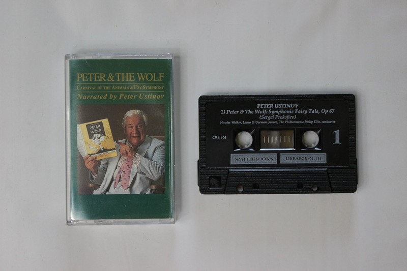 Peter Ustinov Peter & The Wolf Cassette CRS 106 SMITHBOOKS Children’s Story