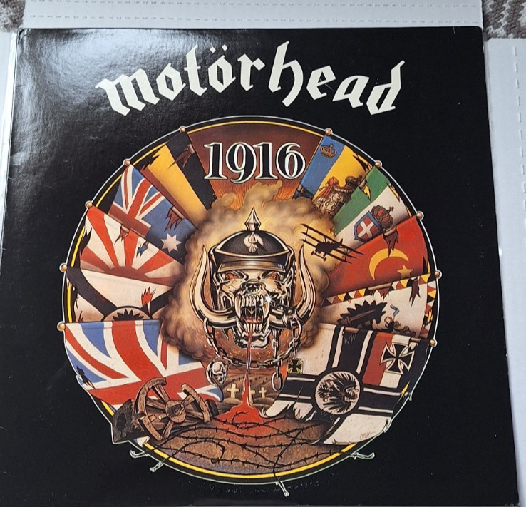 Motörhead 1916 LP 1991 WTG Sony N46858 US Pressing Near Mint Vinyl Album