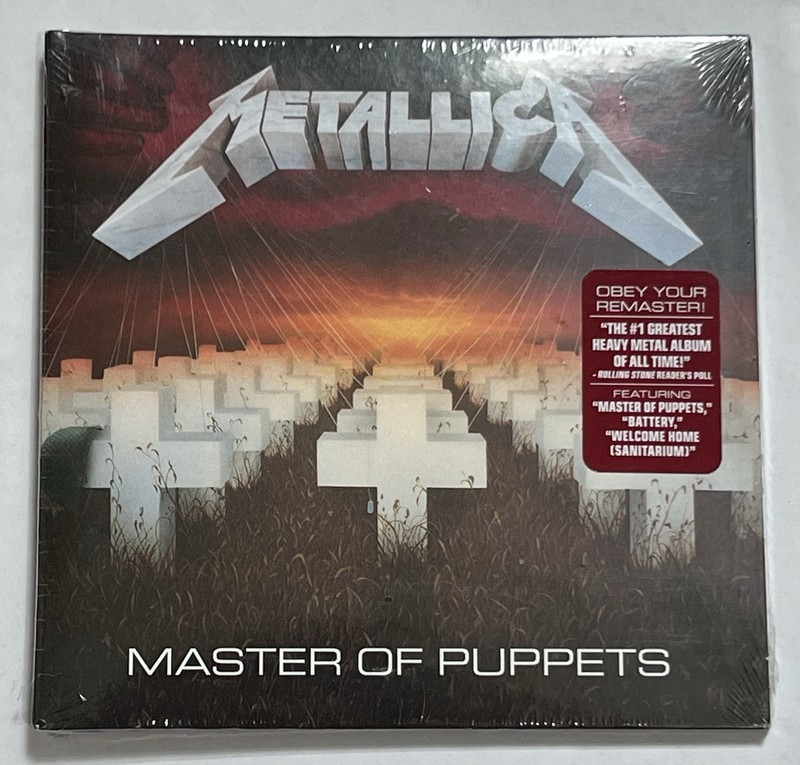 Metallica Master Of Puppets 2017 Remastered Factory Sealed 🔥