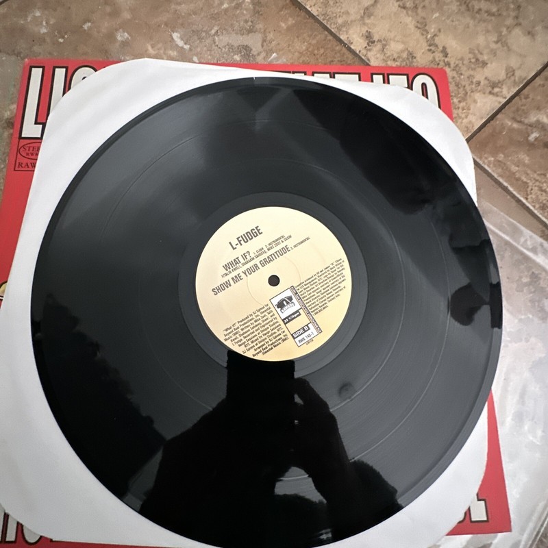 12" Single L-Fudge Liquid/What If?/Show Me Your Gratitude 1998 Rawkus RWK 145 gallery