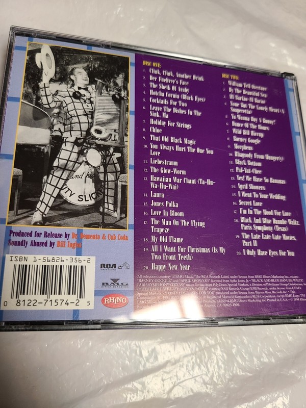 THE SPIKES JONES ANTHOLOGY Soundtrack 2-CD, Spike Jones, Rhino, R2 71574 gallery