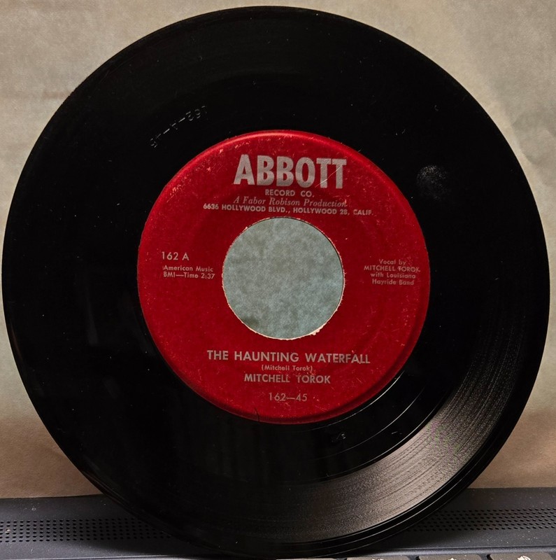 Mitchell Torok The Haunting Waterfall/Dancerette 1954 7” 45 Abbott VG+