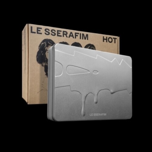 Le Sserafim – Hot – Tin Case Version – incl. Tin Case, Keyring, Magnet, A4 Poste