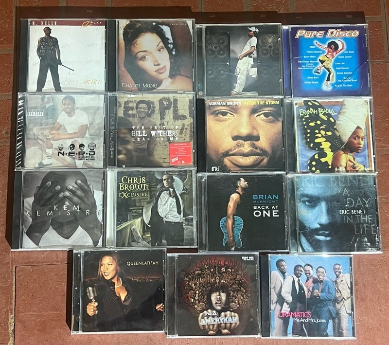 Great 15 Lot 90s & 2000s Hip Hop &R&B Funk Soul Disco CDs N.E.R.D. Erykah Badu