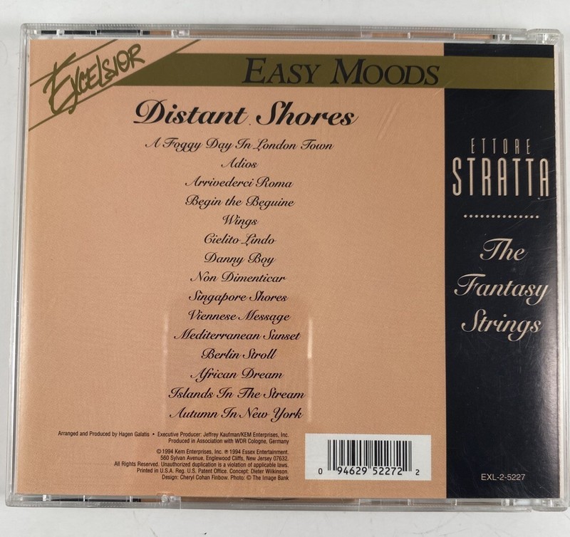 Ettore Stratta: The Fantasy Strings - Distant Shores CD (1994) Free Ship! gallery