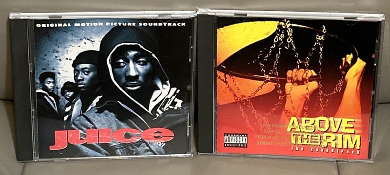 2 CD Lot 90s Hip Hop Soundtracks Tupac Juice & Above the Rim – Tested Clean