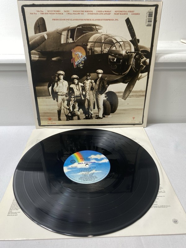 Night Ranger Vinyl Album 7 Wishes 1985 MCA Records Four In The Morning- Lyrics gallery