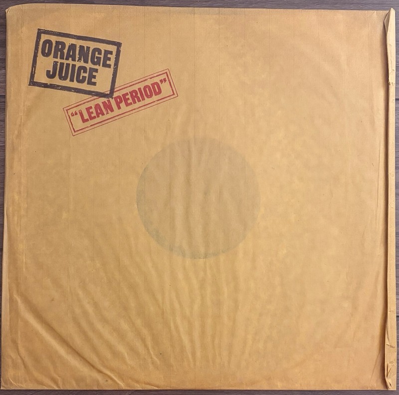 Orange Juice Lean Period 1984 12″ Vinyl EP Original Paper Bag VG+/VG+ UK Import