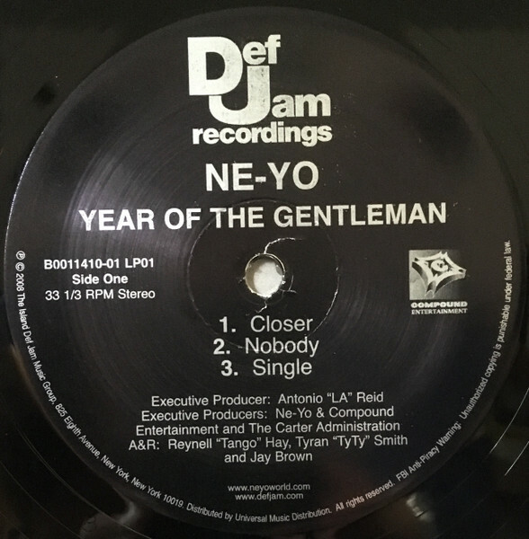 Ne-Yo / Year Of The Gentleman 12" Vinyl 2008 US Original Edition 2LP Def Jam gallery
