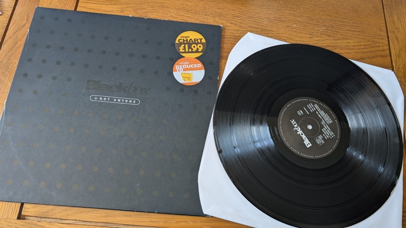 Black Box Not Anyone Vinyl Record 12″ Single VGC+ play tested