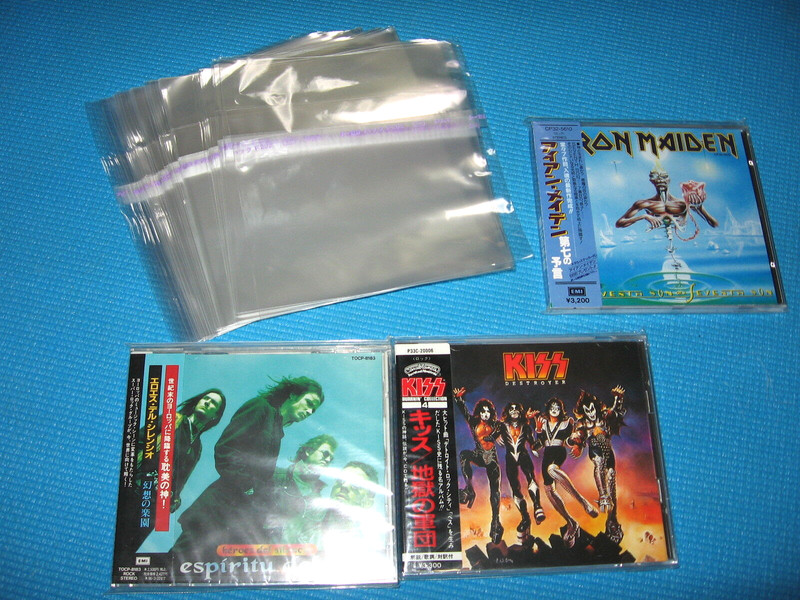 High Quality OPP Resealable Plastic Bag 100 for Standard Jewel Case Japan NEW