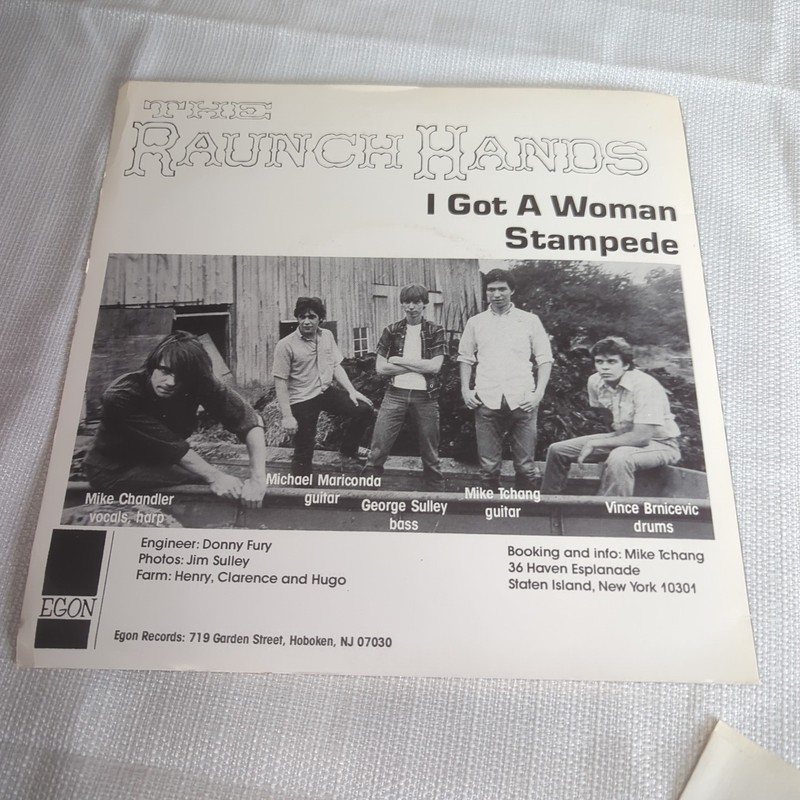 The Raunch Hands - Stomp It - 7" Vinyl - 1984 Egon Records E-01 - Hillbilly Punk gallery