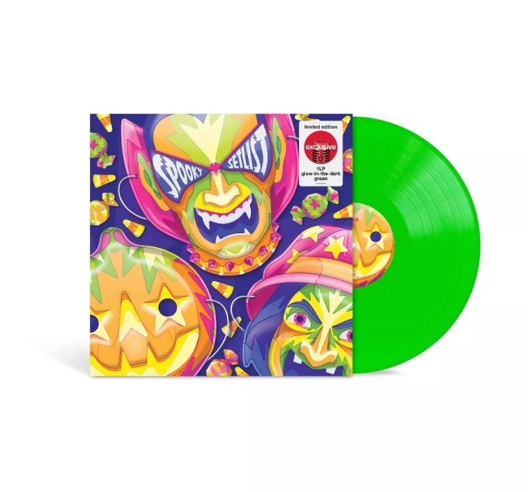 Various Artists – Spooky Setlist (Limited, Glow-In-The-Dark Green Vinyl LP) USED