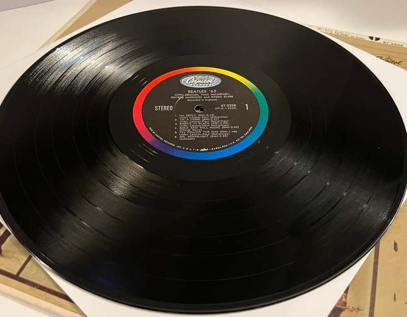 THE BEATLES - Beatles '65 (1965 LA Pressing) - 12" Vinyl Record LP - VG gallery