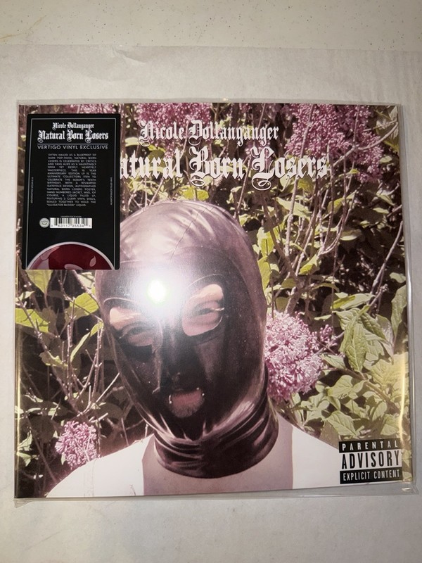 Nicole Dollanganger Natural Born Losers Blood Filled Vinyl SIGNED Poster In Hand