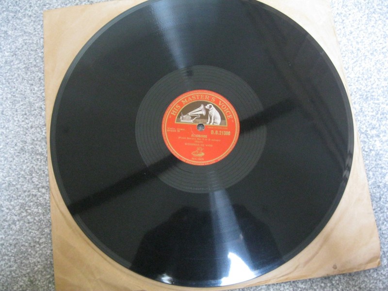 Gioconda de Vito Gigue/allemande HMV DB 21300 Bach Sonata 4 Violin 78 Near Mint gallery