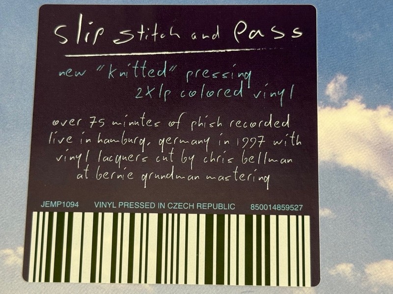 Phish - Slip Stitch And Pass(Purple & Blue Swirl Colored Vinyl 2LP), Jemp Record gallery