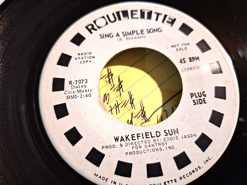 Wakefield Sun 45. Roulette 7073 pro.o. EX. gallery