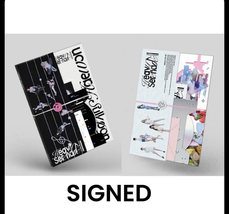(2) NMIXX HEAVY SERENADE SIGNED 5th EP (HEAVY & SERANADE VER) CD READ