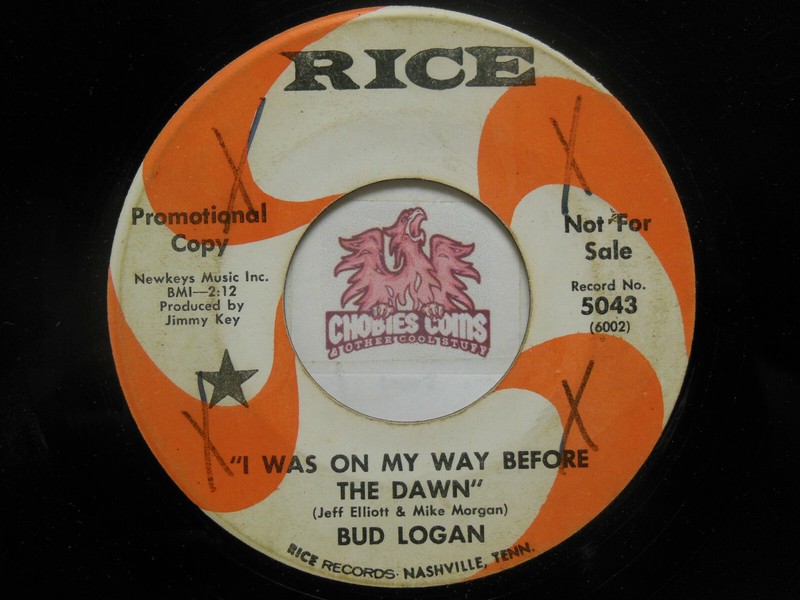 Bud Logan: Time & Place / I Was On My Way Before The Dawn, 45 RPM G+ (V3) gallery