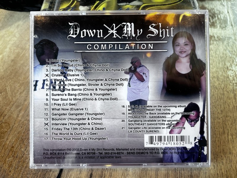 V/A "Down 4 My Shit" 2002 Latin Rap Hip Hop CD Familia Records Sealed gallery