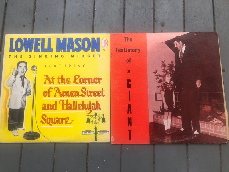 Lowell Mason Singing Midget Gospel Testimony Giant Max Palmer