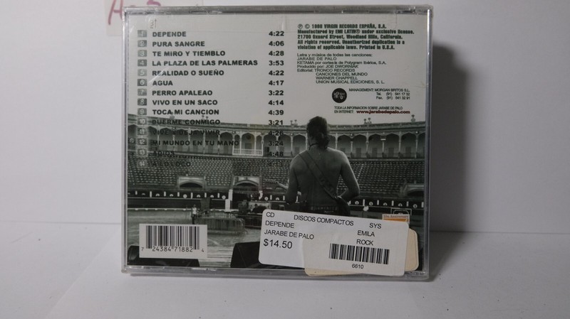 Jarabe de Palo CD Depende 1998 BRAND NEW FACTORY SEALED #A3-A25 gallery