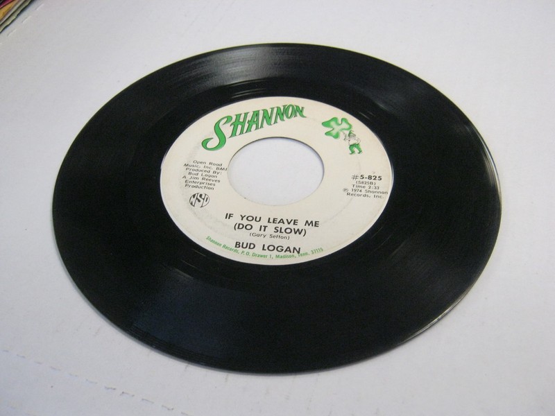 Bud Logan If You Leave Me/Gonna Find Me A Bluebird 45 RPM VG+