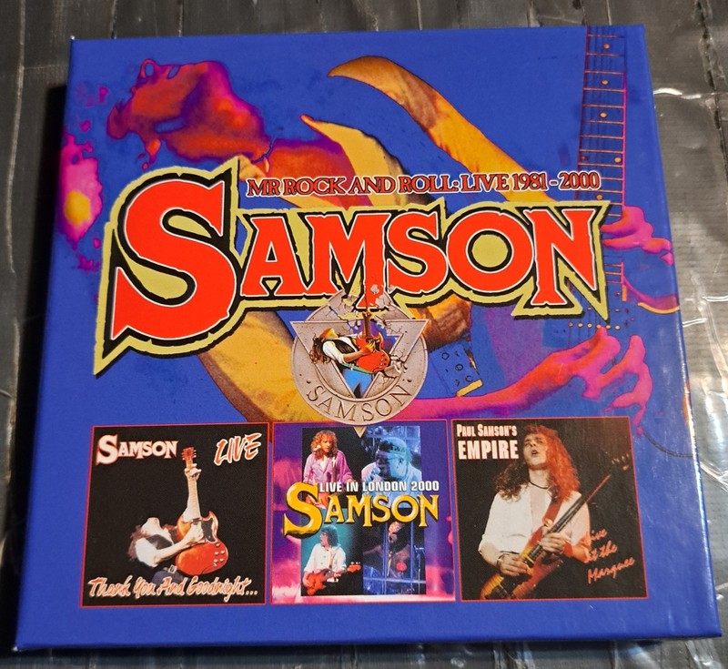 Samson- Mr Rock And Roll Live 1981-2000 – 4 CD Box Set