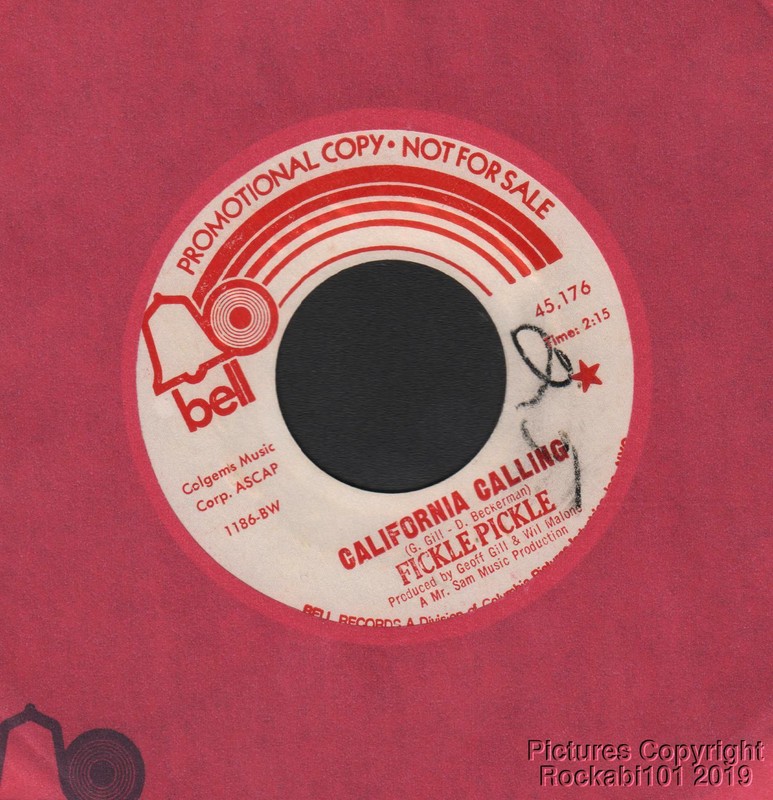 (Hear) 1971 Fickle Pickle Pop Psych Rock DJ 45 (California Calling)