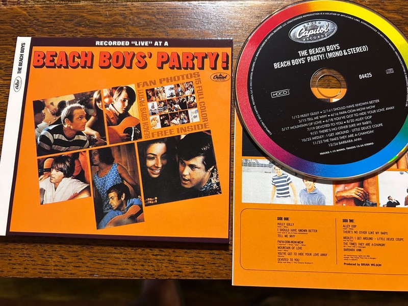 BEACH BOYS «PARTY!» 2012 50th Limited Ed. Mono/Stereo Digipak HDCD OOP Near Mint