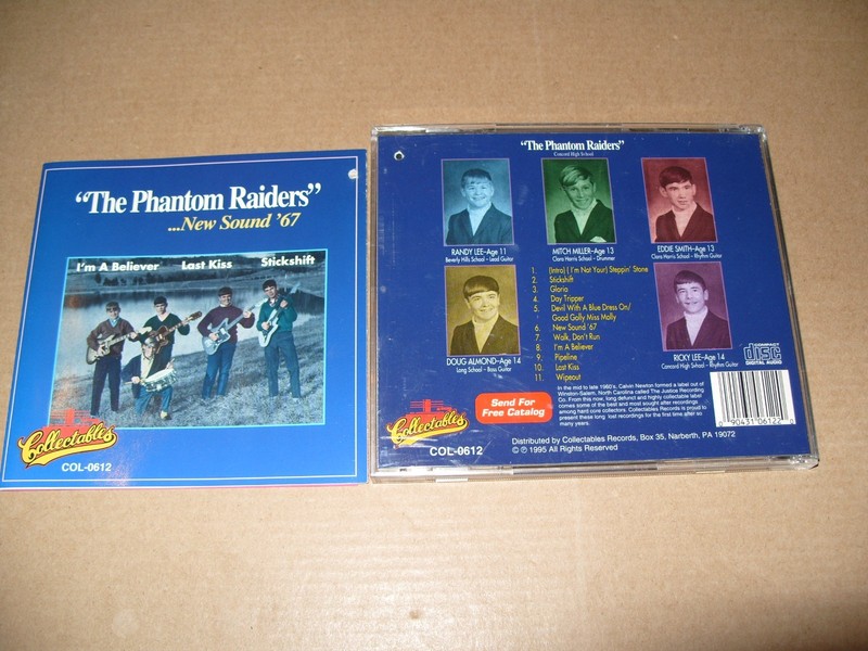 The Phantom Raiders–…New Sound ’67 CD EXCELLENT/BOOKLET HAS A SMALL PUNCH HOLE