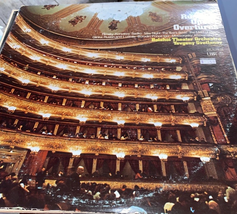 Bolshoi Theater Orchestra Yevgeny Svetlanov – Russian Opera Overtures (SR-40221)