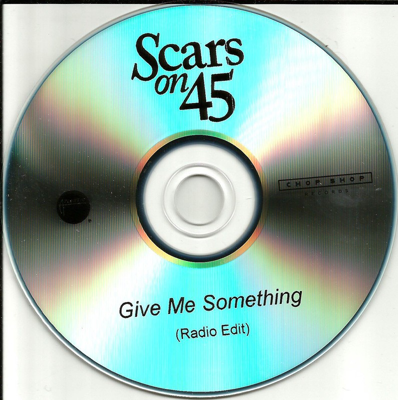 SCARS ON 45 Give Me Something w/ RARE RADIO EDIT TST PRESS PROMO DJ CD single