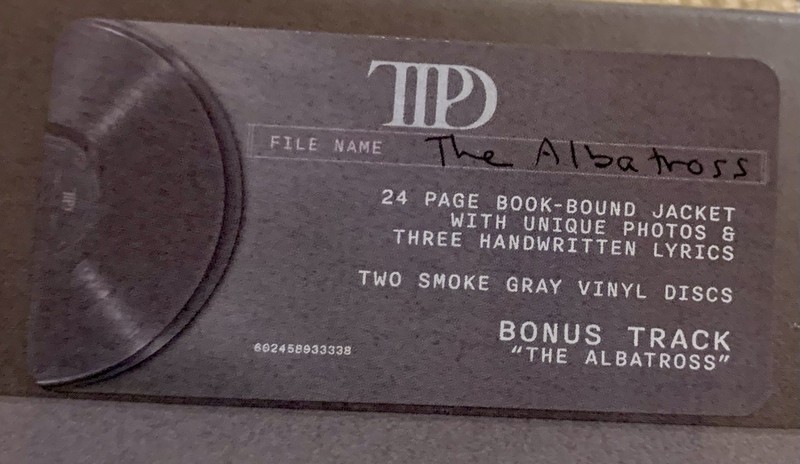 Taylor Swift - The Tortured Poets Department [2-lp Smoke Vinyl] NEW gallery