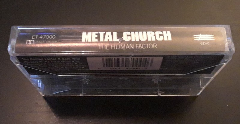 Metal Church: The Human Factor 1991 Epic Records Cassette VG+ Thrash Metal gallery